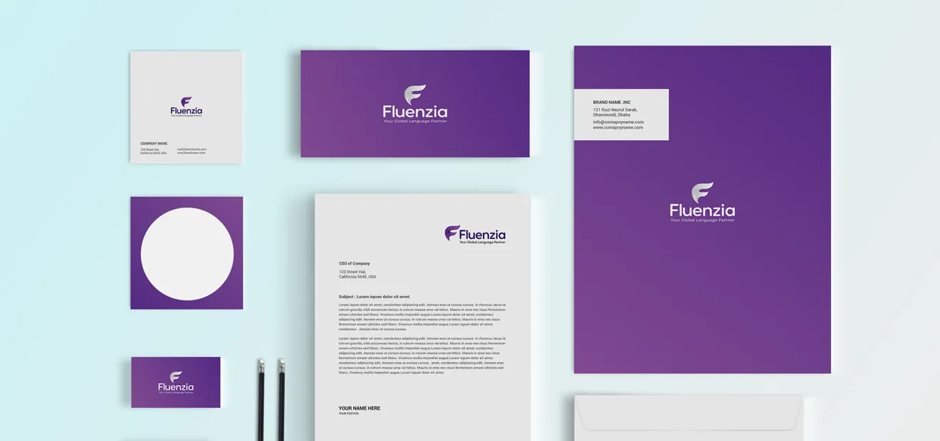 Fluenzia Brand Identity